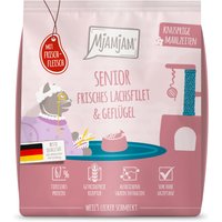 300 g MjAMjAM Repas croustillants Senior saumon & volaille – croquettes pour chat