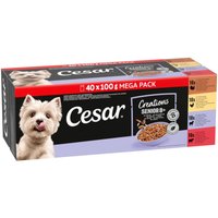 Cesar portionspåsar i gelé Senior 8+ - 40 x 100 g