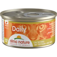 24x85g mousse à la dinde Almo Nature Daily Menu - Nourriture pour Chat