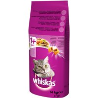 2x14kg Whiskas 1+ bœuf - Nouriture pour chat