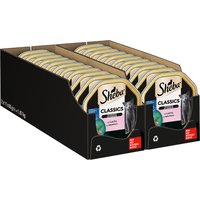 44x85g Sheba Terrines classiques saumon - Pâtée pour chat
