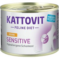 24x185g Kattovit Sensitive poulet - Pâtée pour chat