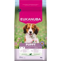 3kg Eukanuba Premium Nutrition Puppy Small & Medium Breed Agneau & Riz Nourriture sèche pour chiens