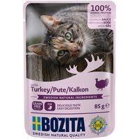 Bozita bitar i sås Pouch 12 x 85 g - Kalkon