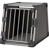 Trixie Aluminium grafit transportbur - M-L: B 61 x T 86 x H 65 cm
