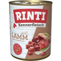 6x800g RINTI agneau - Pâtée pour chien