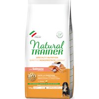12kg Sensitive No Gluten Puppy & Junior Medium/Maxi Zalm Naturel Trainer