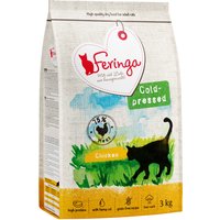 3kg Feringa Adult Croquettes pressées à froid poulet - Croquettes pour chat