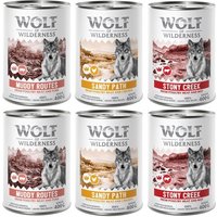 Wolf of Wilderness Senior “Expedition” 6 x 400 g pour chien - lot mixte