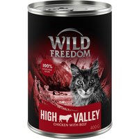 6x400g Adult Farmlands bœuf, poulet Wild Freedom - Pâtée pour chat