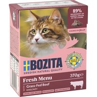 24x370g Stukjes in Gelei met Rundergehakt Bozita Kattenvoer