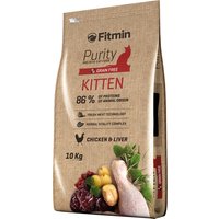 10 kg Fitmin Cat Purity Kitten Nourriture pour chat dry
