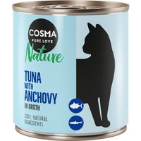 Cosma Nature 6 x 280 g - Tonfisk med hela ansjovis