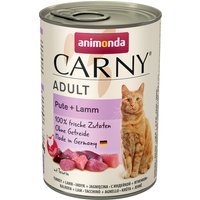 24x400g Adult dinde, agneau Animonda Carny - Pâtée pour chat