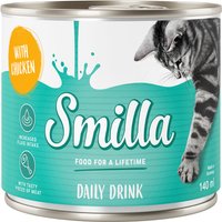 6x140ml Boisson Smilla au poulet - Friandises pour chat