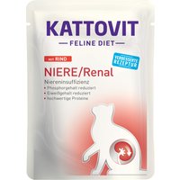 Kattovit Feline Renal Pouch 24 x 85 g - Nötkött
