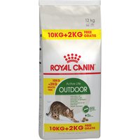 10 + 2 kg på köpet! 12 kg Royal Canin kattfoder - Outdoor (10 kg + 2 kg på köpet!)