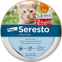 Seresto® Chat Collier antiparasitaire Tiques et Puces 38cm