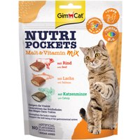 GimCat Nutri Pockets pour chat - assortiment Malt-Vitamin-Mix (3 x 150 g)