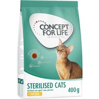 Concept for Life Sterilised Cats Chicken - förbättrad formel! - 400 g