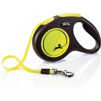 flexi New Neon Harness 5m Lead - M: up to 25kg