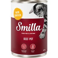 Ekonomipack: Smilla Beef Pot 24 x 400 g Nötkött & kyckling
