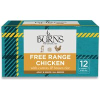 Burns Free Range Chicken with Carrots & Organic Brown Rice 12 x 150g - Saver Pack: 24 x 150g