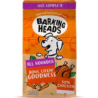 2 kg Barking Heads All Hounder Bowl Lickin' Poulet nourriture pour chien sèche