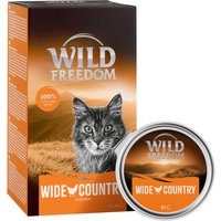 24x85g Adult Wide Country pur poulet Wild Freedom - Pâtée pour chat