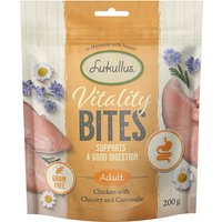 Lukullus Vitality Bites Pollo Supporto alla digestione Snack per cani - 200 g