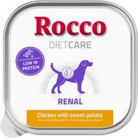 Barquettes Rocco Diet Care Renal poulet, patate douce 150 g pour chien 10 x 150 g