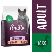 Smilla Adult Sensitive Grain Free med anka - 10 kg