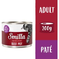 Smilla Beef Pot 6 x 200 g - Nötkött & kycklinglever