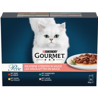 8x85g Gourmet Perle Les aiguillettes - Pâtée pour chat
