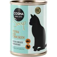 Cosma Soup 6 x 100 g - Tonfisk & kyckling med sötpotatis
