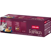 12x85g Animonda Vom Feinsten adulte en gelée assortiment mixte (2 variétés) nourriture pour chat humide