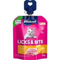 Vitakraft Licks & Bits 16 x 60 g - Ost & skinka