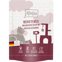 MjAMjAM Quetschie 6 x 300 g - Rejäl hjort & kanin med fruktiga blåbär