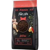 8kg Fitmin Cat For Life Kitten avec poulet nourriture pour chat sèche