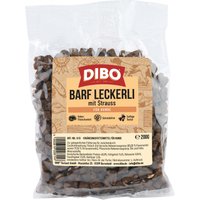 DIBO Friandises BARF à l'autruche pour chien - 200 g
