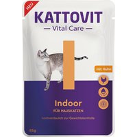 12x85g Kattovit Vital Care Indoor poulet - Pâtée pour chat