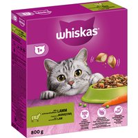 Whiskas 1 +, agneau pour chat - 2 x 800 g