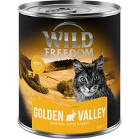 Wild Freedom Adult 6 x 800 g pour chat - Golden Valley - lapin, poulet