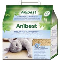 Litière en bois naturel Anibest pour chat - 10 L (environ 4,3 kg)