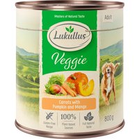 Lot Lukullus 24 x 800 g pour chien - Adult Veggie