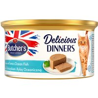 Butcher's Delicious Dinners 24 x 85 g pour chat - thon, poisson de mer