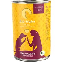 Herrmann's Classic meny / ekologisk meny 6 x 400 g - Ekologisk kyckling med ekologiskt ris