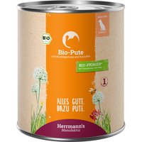 Ekonomipack: Herrmann's Ekologiska Menu / Menu Sensitive 12 x 800 g - Ekologisk kalkon med ekologiska rotfrukter och ekologisk potatis