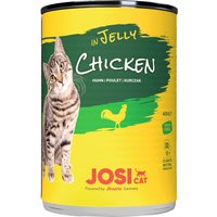 Ekonomipack: JosiCat våtfoder i gelé 24 x 400 g - Kyckling