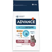 Advance – Pienso para gatos senior esterilizados Advance Sterilized +10 pollo 1,5 kg.